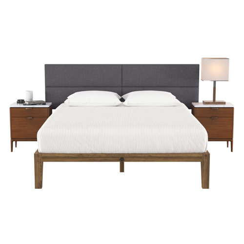 Latitude Run® Panelist Modern Padded Headboard Set of Wall Mounted